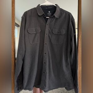 KÜHL Dark Gray Button-Up Shirt